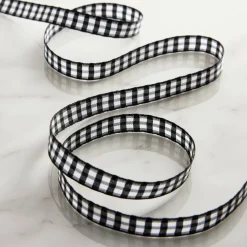 3/8'' x 7yd. Gingham Ribbon by Celebrate It™