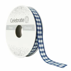 3/8'' x 7yd. Gingham Ribbon by Celebrate It™