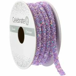 1/4" x 2yd. Glitter Rope Ribbon by Celebrate It® Classic