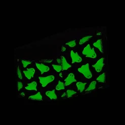 2.5" x 6.6yd. Glow-in-the-Dark Ghosts Wired Faux Linen Ribbon by Celebrate It®
