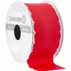 1.5" x 3yd. Grosgrain Stitched Edge Solid Ribbon by Celebrate It™ Classic