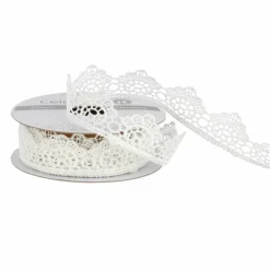 7/8" x 2yd. Lace Scallop Ribbon by Celebrate It®