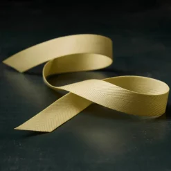 5/8" x 7yd. Light Yellow Twill Ribbon by Celebrate It® Classic