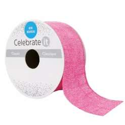 1.5" x 3yd. Linen Wired Ribbon by Celebrate It™