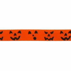 3/8" x 4yd. Orange Laughing Jack-o'-Lantern Ribbon by Celebrate It®