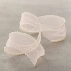 1.5" x 3yd. Pink Sheer Pearl Edge Ribbon by Celebrate It® Classic