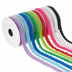 3/8" x 2yd. Primary Colors Ruffle Value Pack Ribbon by Celebrate It®