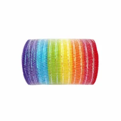 5.5" x 15yd. Rainbow Mesh Ribbon by Celebrate It®