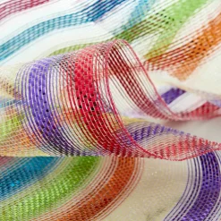 10" x 6.3yd. Rainbow Striped Mesh by Celebrate It®