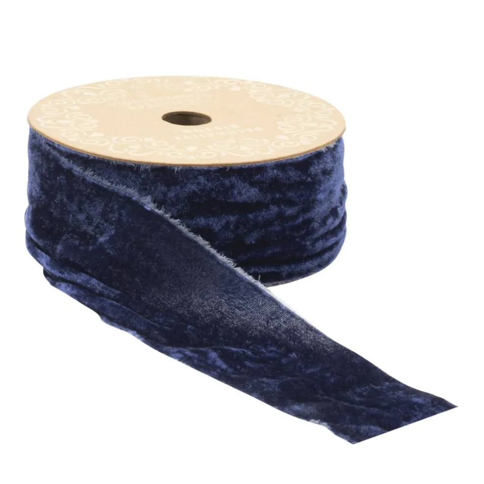 2" x 10yd. Raw Edge Velvet Ribbon