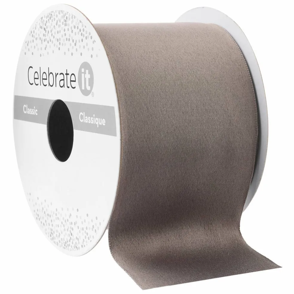 2.5" x 10yd. Satin Wired Ribbon by Celebrate It® Classic