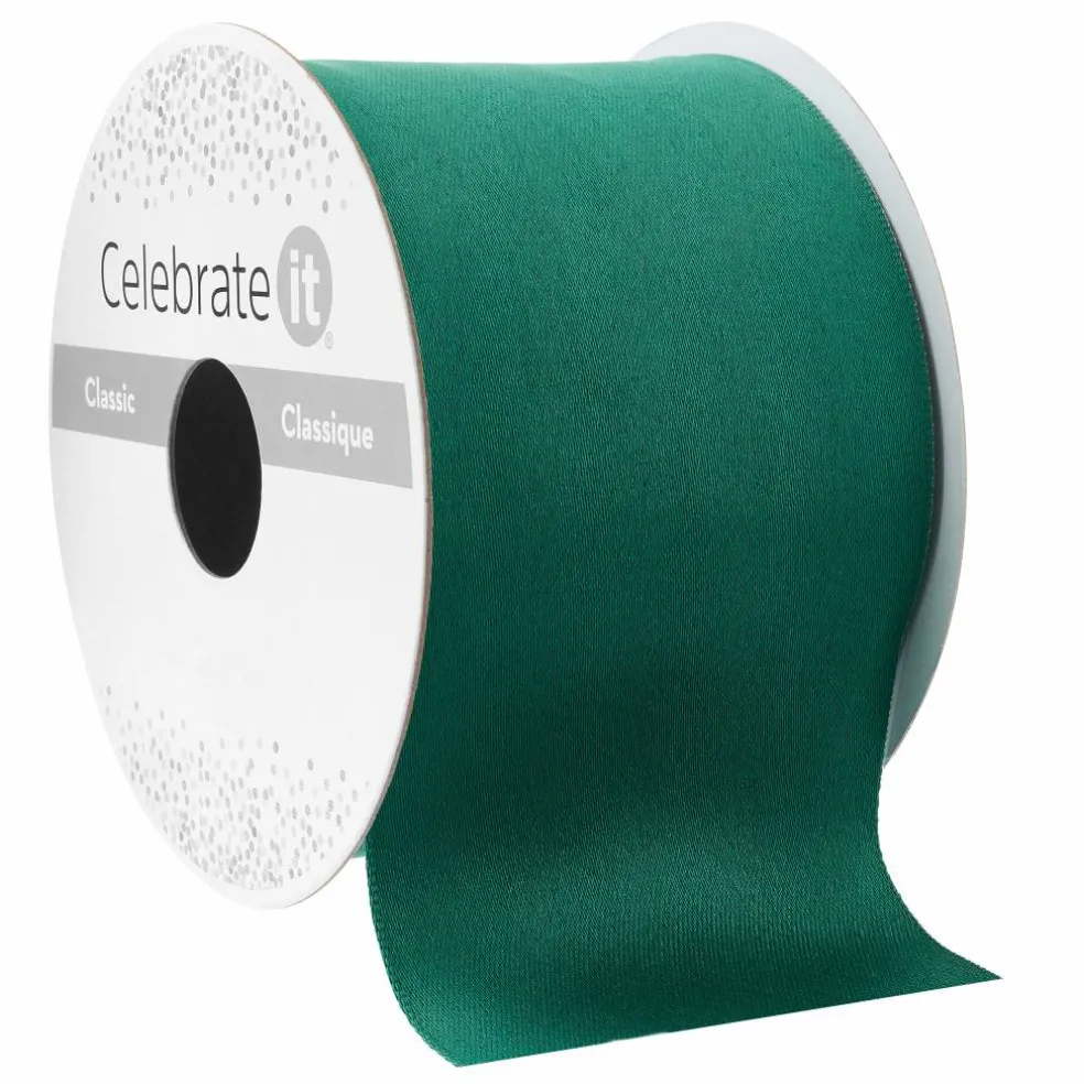 2.5" x 10yd. Satin Wired Ribbon by Celebrate It® Classic
