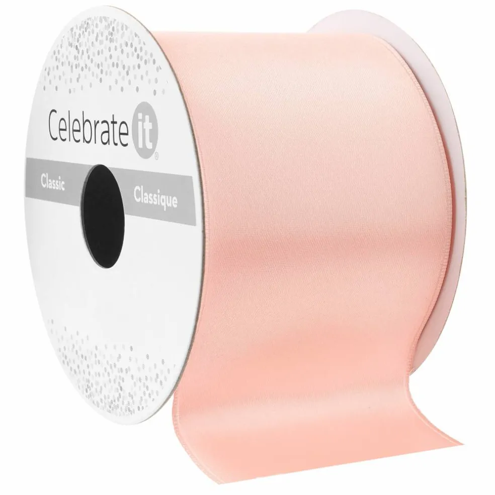 2.5" x 10yd. Satin Wired Ribbon by Celebrate It® Classic