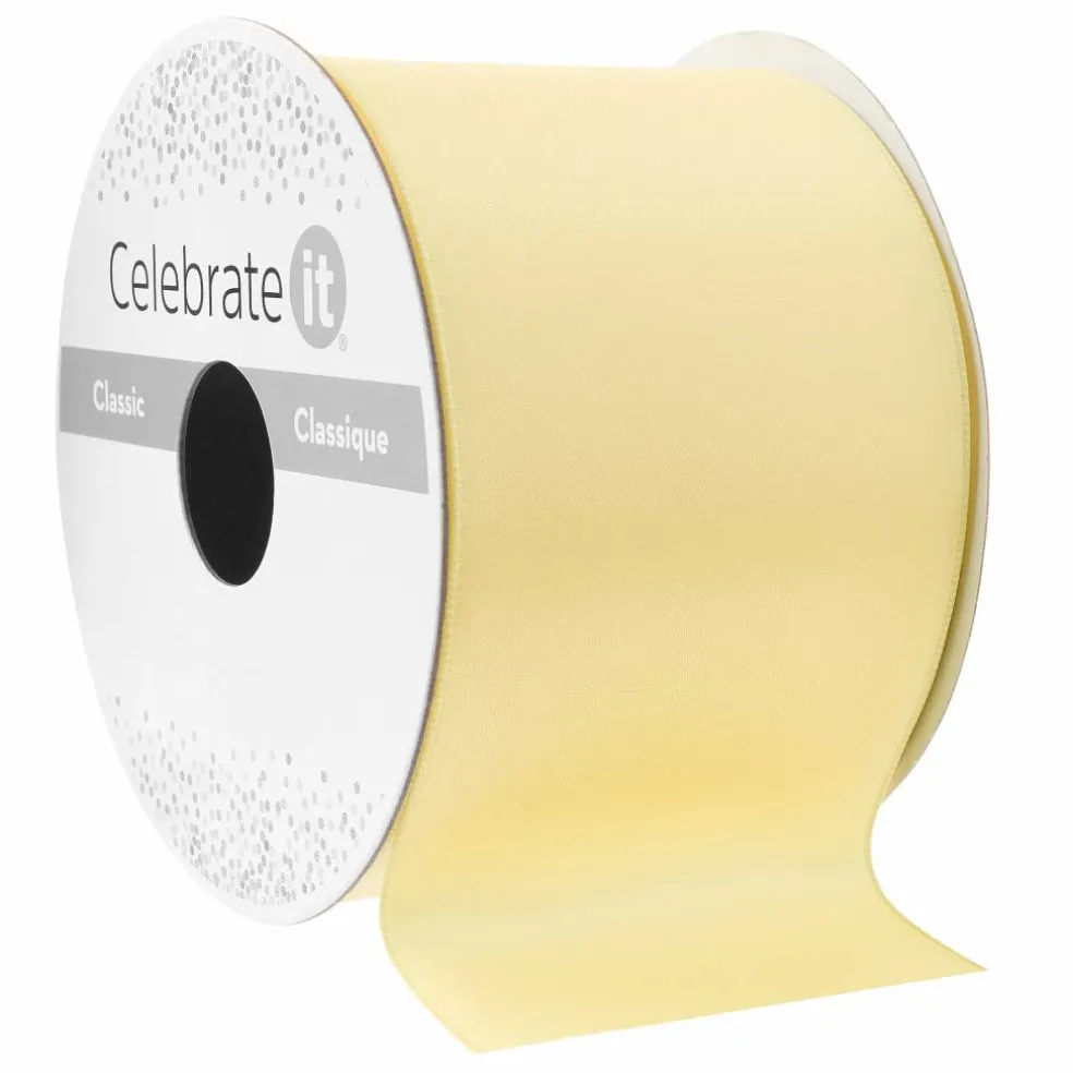 2.5" x 10yd. Satin Wired Ribbon by Celebrate It® Classic