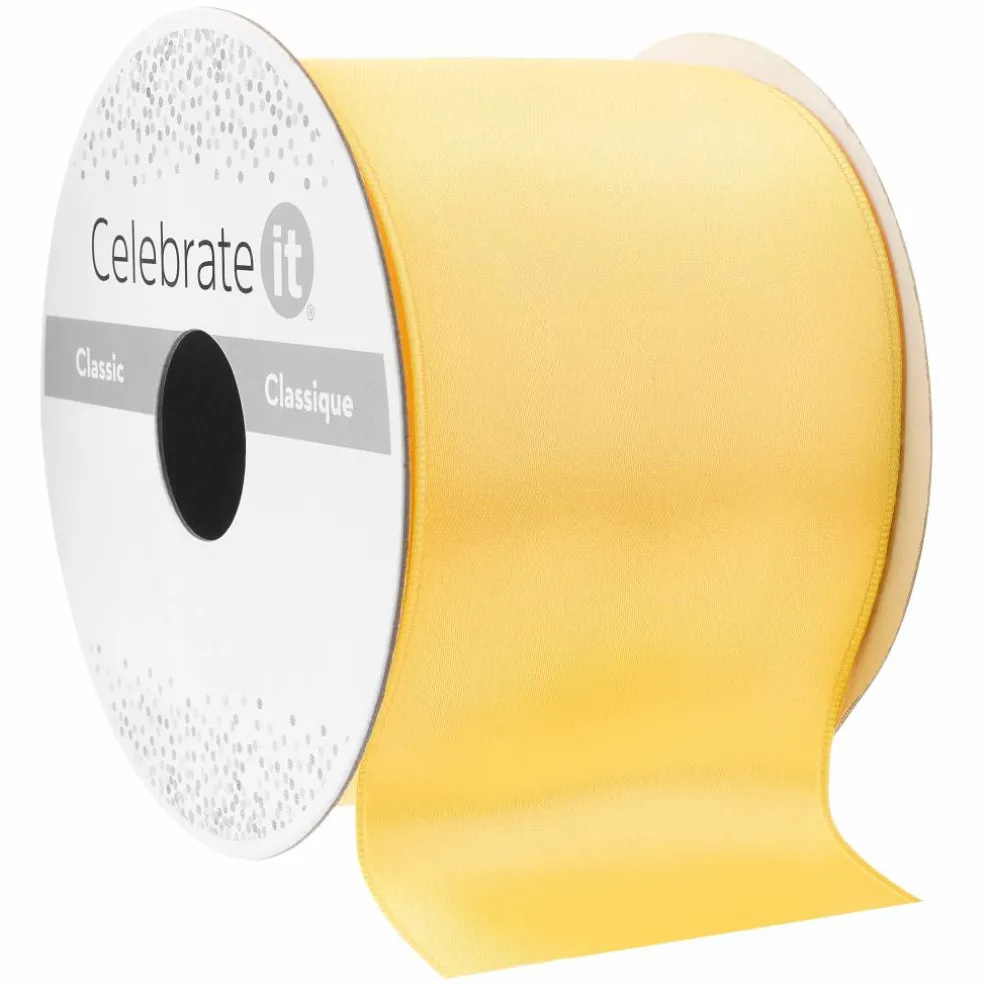 2.5" x 10yd. Satin Wired Ribbon by Celebrate It® Classic