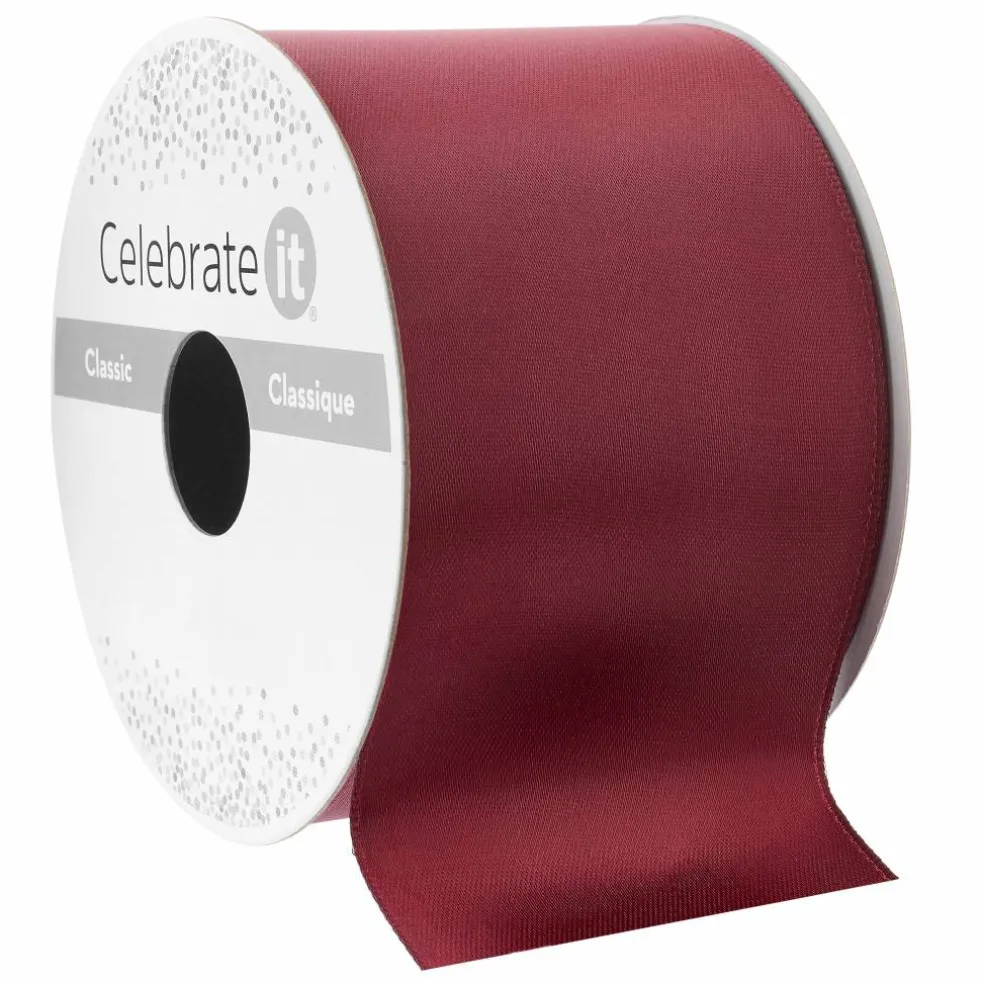 2.5" x 10yd. Satin Wired Ribbon by Celebrate It® Classic