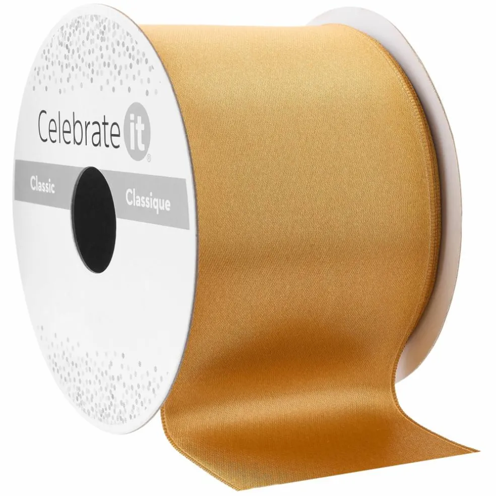 2.5" x 10yd. Satin Wired Ribbon by Celebrate It® Classic