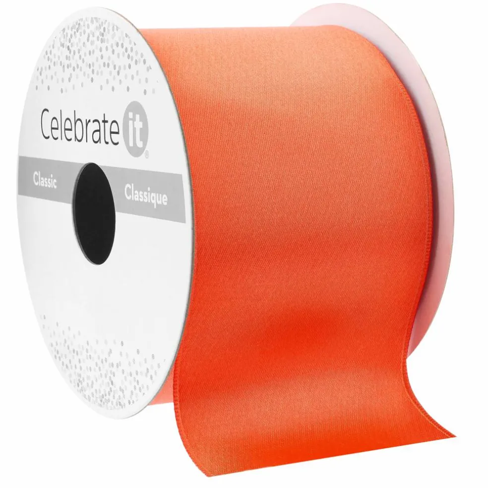 2.5" x 10yd. Satin Wired Ribbon by Celebrate It® Classic