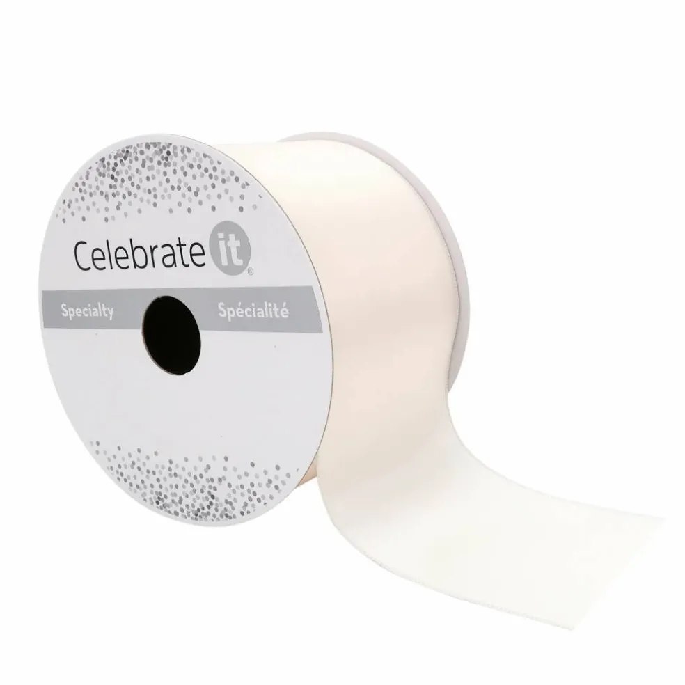 2.5" x 10yd. Satin Wired Ribbon by Celebrate It® Specialty