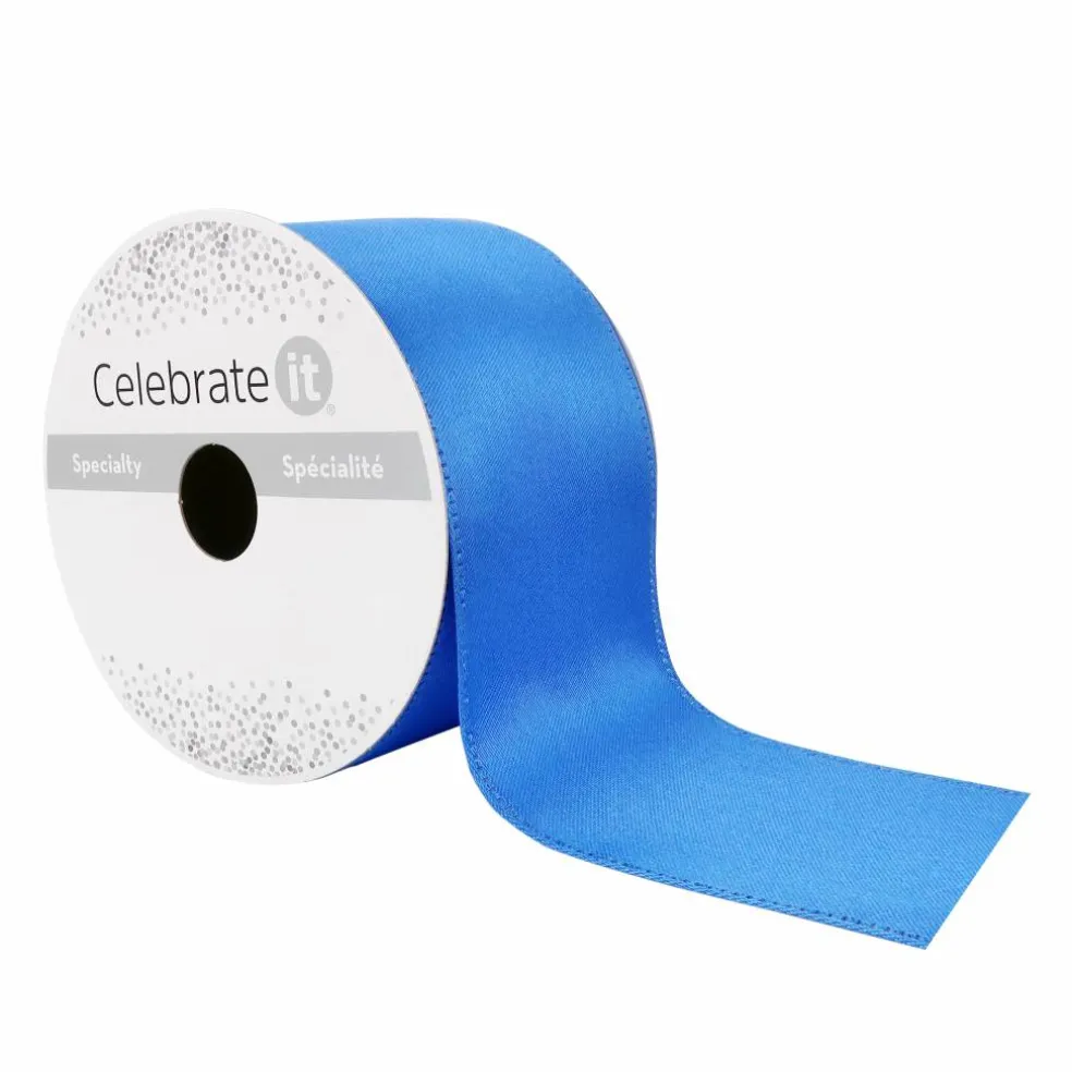 2.5" x 10yd. Satin Wired Ribbon by Celebrate It® Specialty