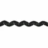 3/8" x 4yd. Scalloped Metallic Stitch Ribbon by Celebrate It®