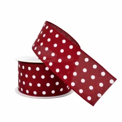 1.5" x 3yd. Taffeta Wired Polka Dot Ribbon by Celebrate It™