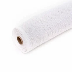 21" x 5yd. White Poly Burlap Mesh by Celebrate Itâ„¢