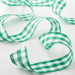 2.5" x 8.3yd. Wired Gingham Ribbon by Celebrate It™ Décor