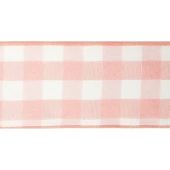2.5" x 8.3yd. Wired Gingham Ribbon by Celebrate It™ Décor
