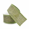 1.5'' x 3yd. Wired Woven Ribbon by Celebrate It®