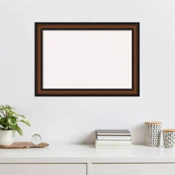 Yale Walnut Framed Corkboard, White Cork