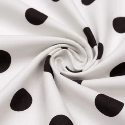 1 Yard Big Polka Dot Printed Poly Cotton Fabric 59 Inches Wide