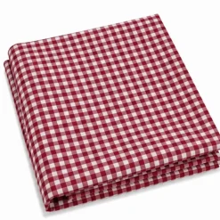 1 Yard Burgundy 1/8 Inch Gingham Poly Cotton Fabric 58/59 Inch Wide