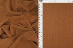 1 Yard Cable Knit Jacquard Sweater Fabric Heavyweight Stretch Knit 58/60