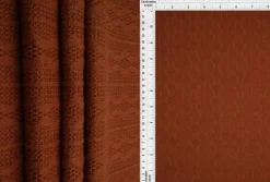 1 Yard Cable Knit Jacquard Sweater Fabric Heavyweight Stretch Knit 58/60