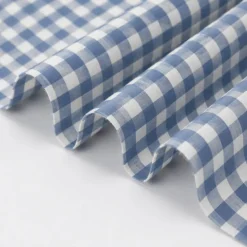 1 Yard Coppen Blue 1/4″ Gingham Checkered Fabric 58/59 Inch Wide