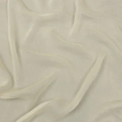 1 Yard Cream Viscose Georgette Fabric Lightweight Sheer Flowing Fabric Width 54 Inches