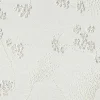 1 Yard Crystal Organza Floral Glitter White Fabric 58/60" Wide