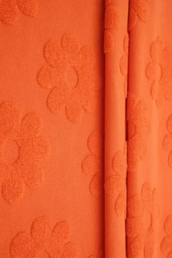 1 Yard Daisy Floral Jacquard Knit Fabric for Apparel 58/60