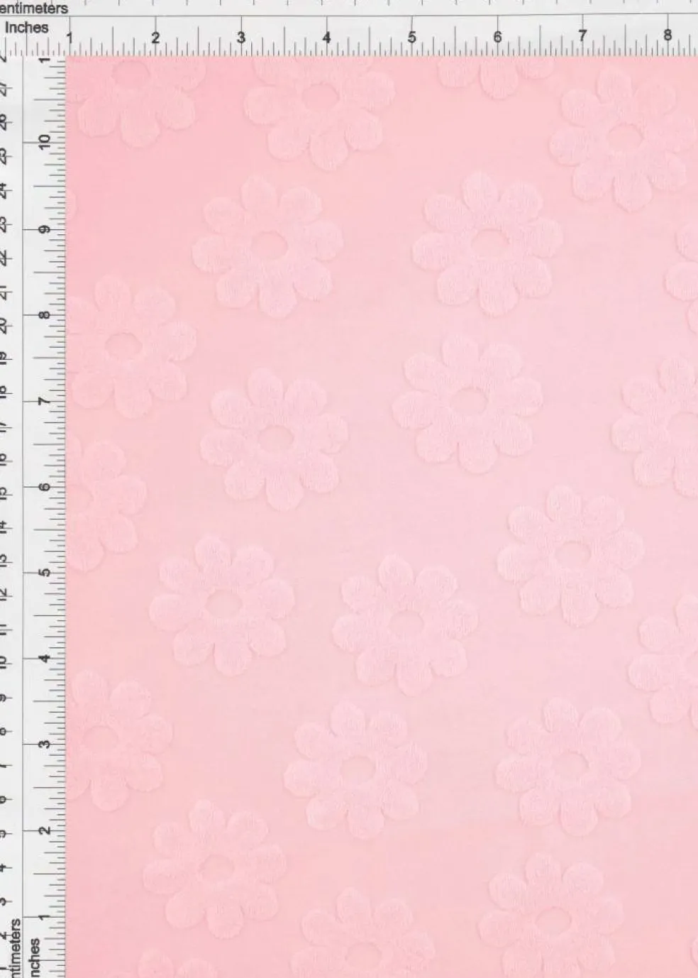 1 Yard Daisy Floral Jacquard Knit Fabric for Apparel 58/60" Wide