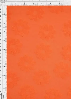 1 Yard Daisy Floral Jacquard Knit Fabric for Apparel 58/60
