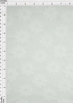 1 Yard Daisy Floral Jacquard Knit Fabric for Apparel 58/60