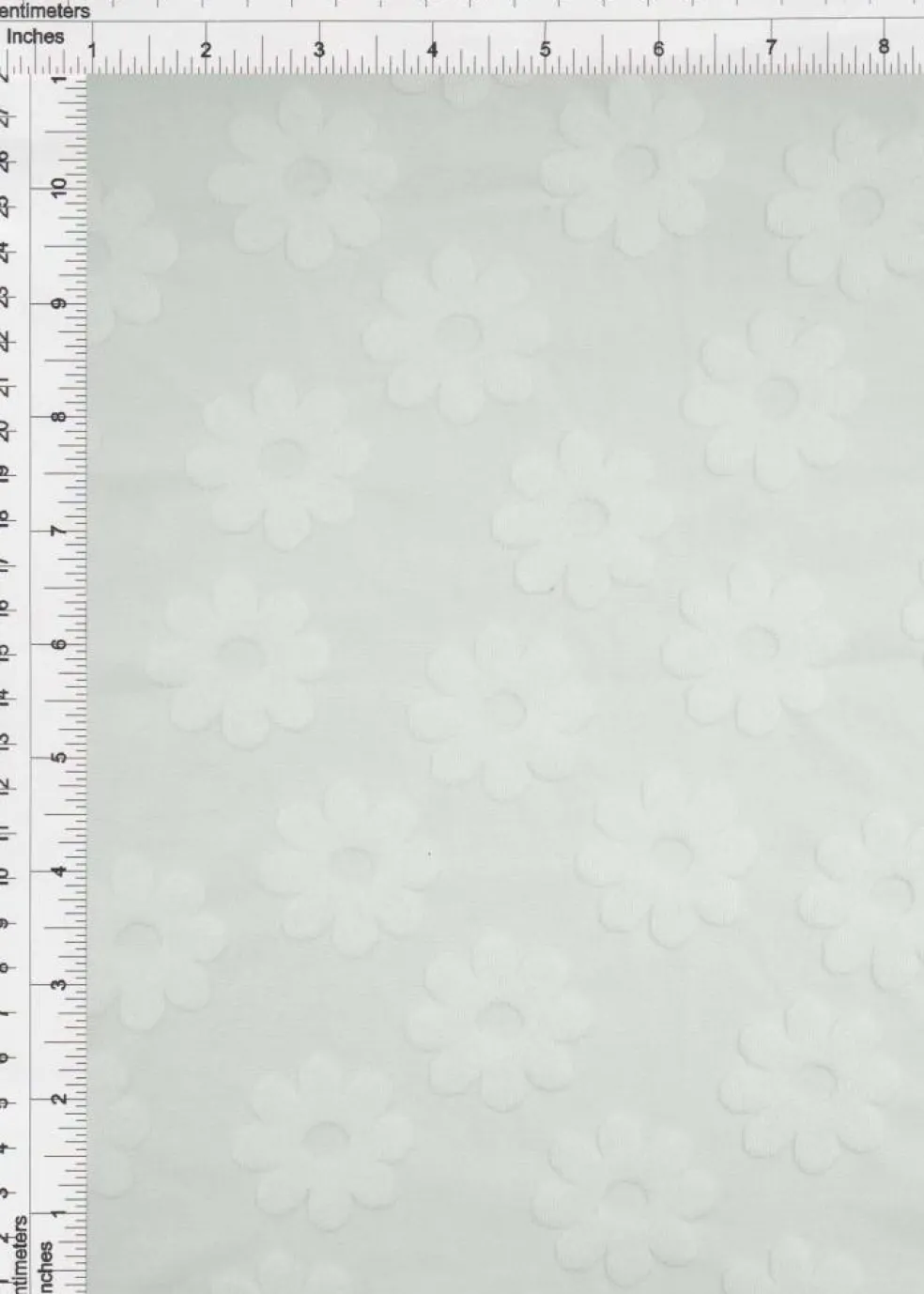 1 Yard Daisy Floral Jacquard Knit Fabric for Apparel 58/60" Wide