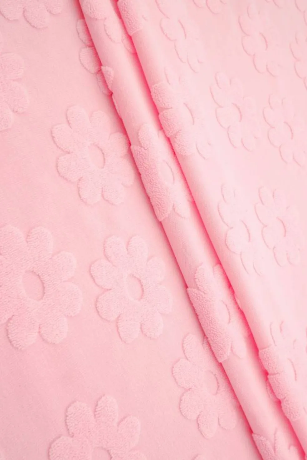 1 Yard Daisy Floral Jacquard Knit Fabric for Apparel 58/60" Wide