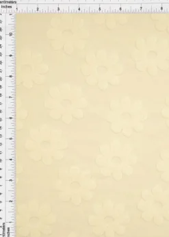 1 Yard Daisy Floral Jacquard Knit Fabric for Apparel 58/60