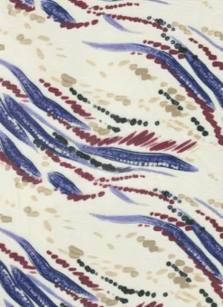 1 Yard Digital Abstract Mesh Fabric Lightweight Stretch Sheer 90% Polyester 10% Spandex, 54” Wide for Fashion & Overlays