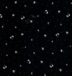 1 Yard Ditsy Pointelle Print Knit Fabric Cotton Stretch 61/63 Inches Wide