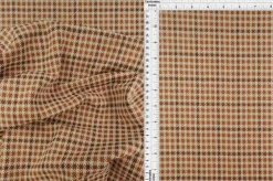1 Yard Double Knit Jacquard Plaid Fabric Midweight Stretch 60