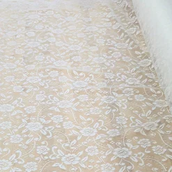 1 Yard Floral Off White Lace Fabric for Apparel 56/57 Inch Width