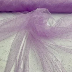 1 Yard Glitter Mesh Fabric 100% Polyester Sheer Sparkle 60